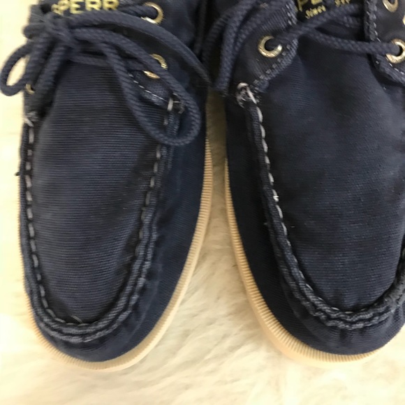 Sperry Top Siders Navy denim New Men’s 11 - Picture 2 of 4